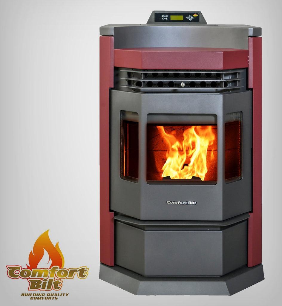 ComfortBilt HP22-N 24" Burgundy Wood Pellet Stove