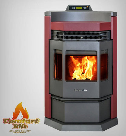 ComfortBilt HP22-N 24" Burgundy Wood Pellet Stove