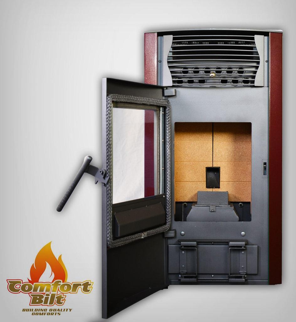 ComfortBilt HP50S 21" Burgundy Wood Pellet Stove