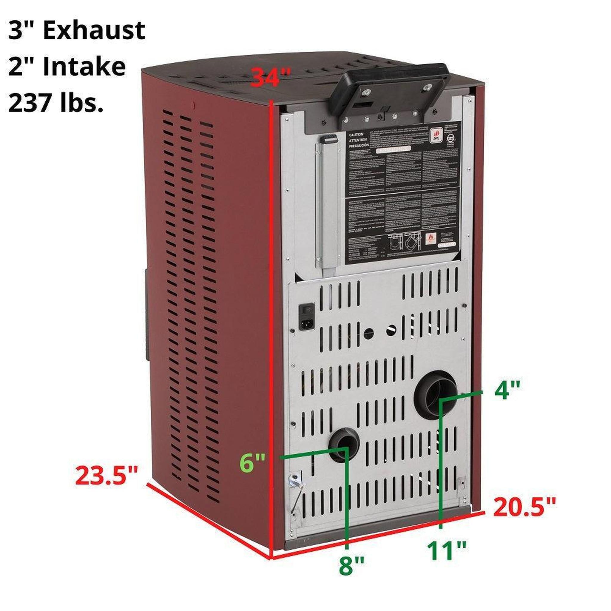 ComfortBilt HP50S Pellet Stove - Thumbnail 3