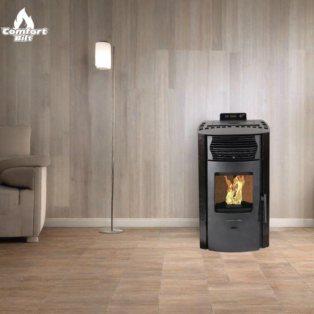 ComfortBilt HP50S 21" Dark Brown Wood Pellet Stove