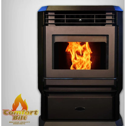 ComfortBilt HP61 24" Dark Brown Wood Pellet Stove