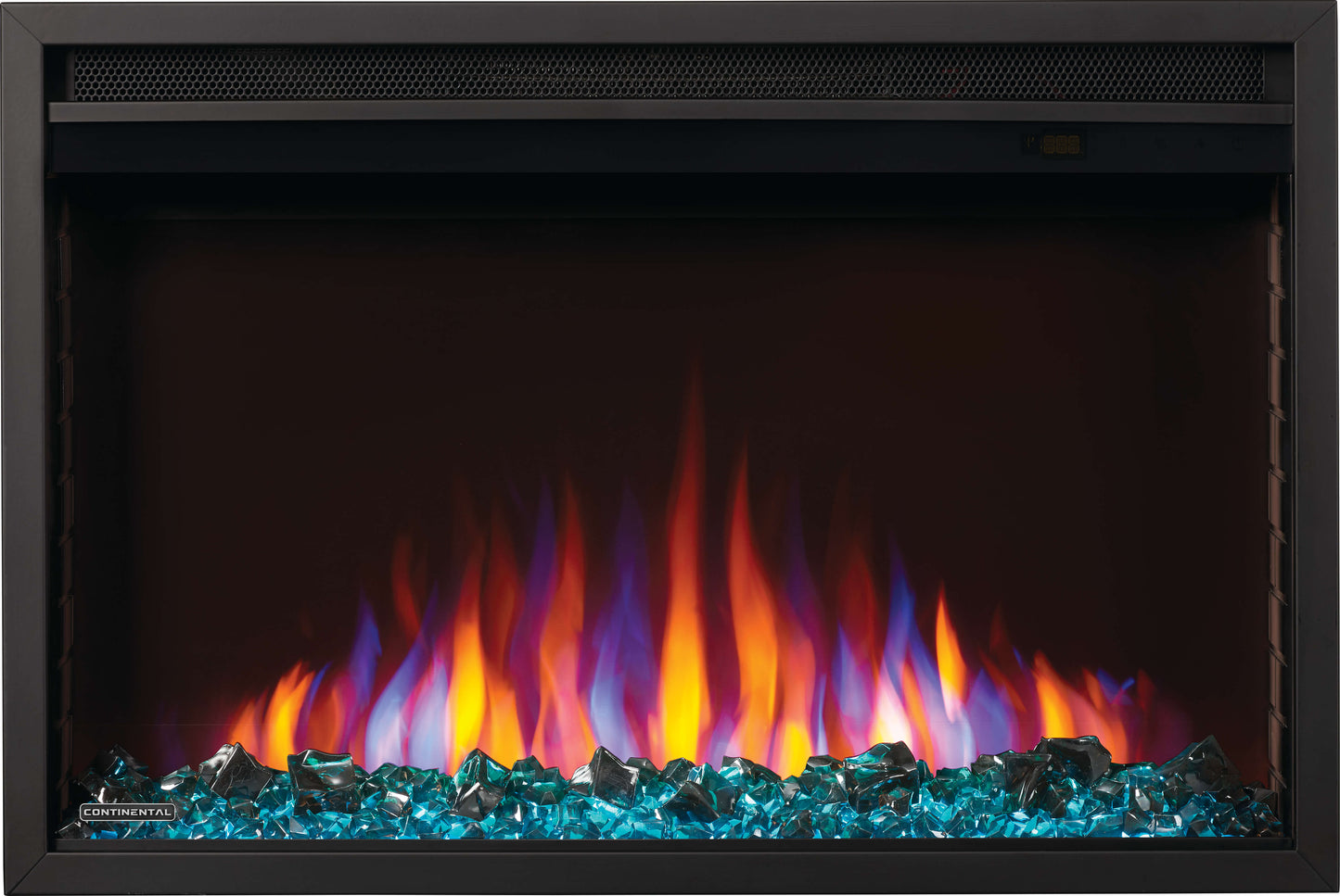 Continental 30" Contemporary Indoor Built-in Electric Fireplace Insert