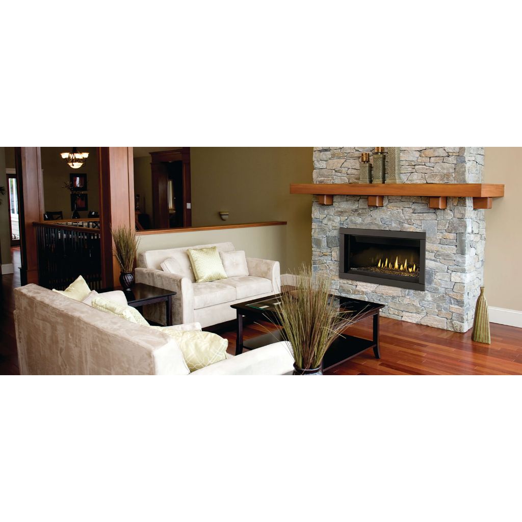 Continental 42" Linear Series Natural Gas Electronic Ignition Direct Vent Gas Fireplace