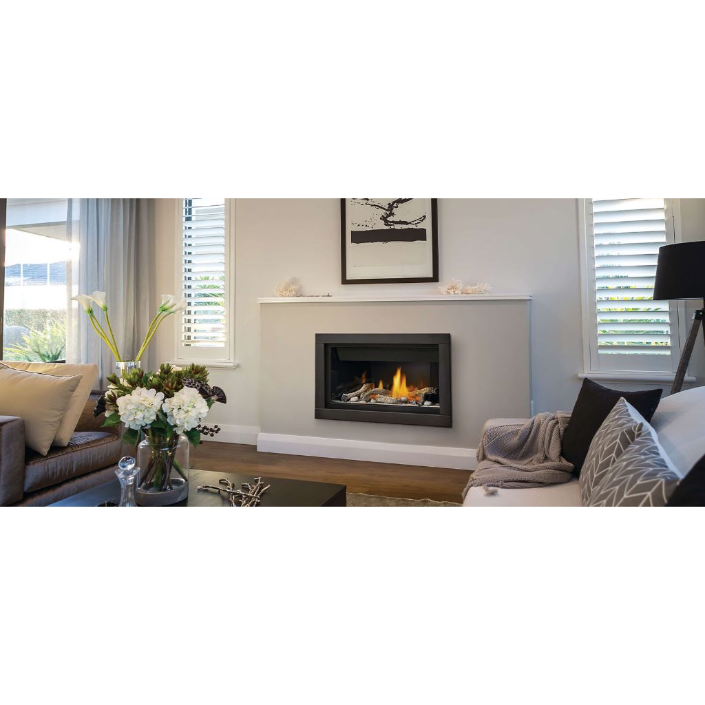 Continental 42" Linear Series Natural Gas Electronic Ignition Direct Vent Gas Fireplace