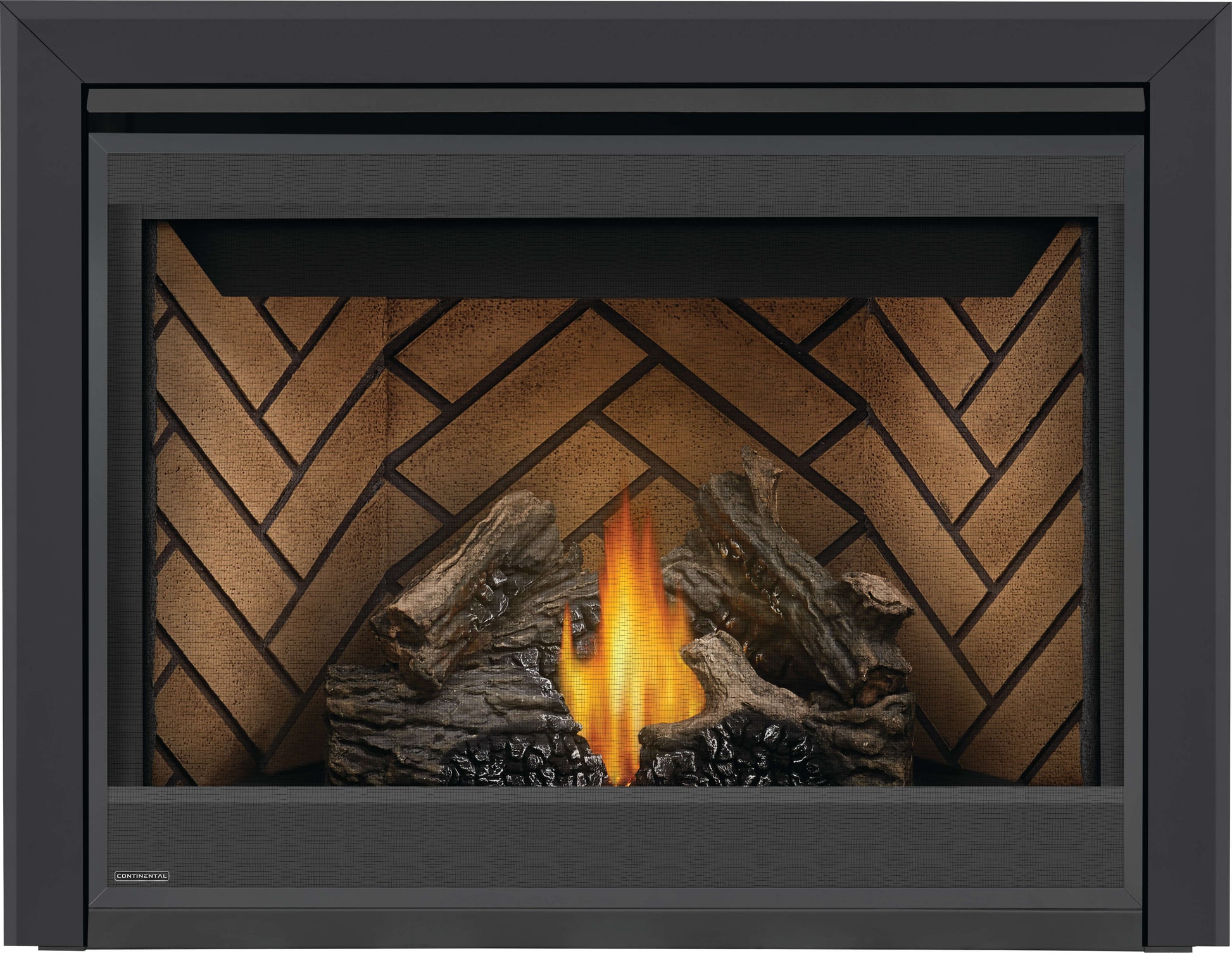 Continental CB42 Traditional Natural Gas Electronic Ignition Direct Vent Gas Fireplace