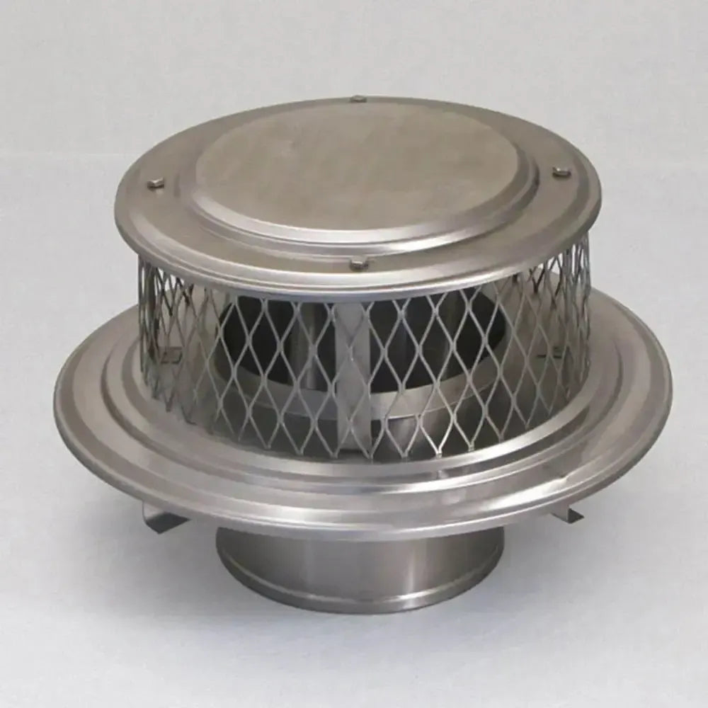 Copperfied HomeSaver 10" Stainless Steel Air-Cooled Guardian Cap With 5/8" Mesh