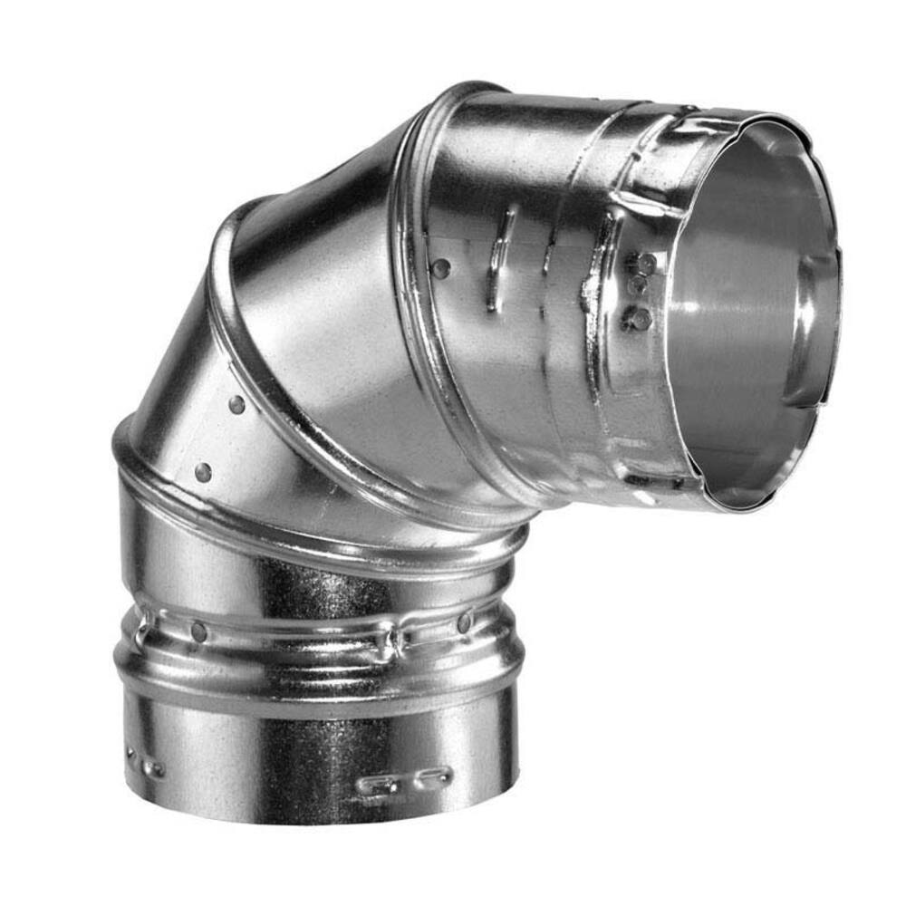Copperfield 3" Type B Gas Vent 90-Degree Adjustable Elbow