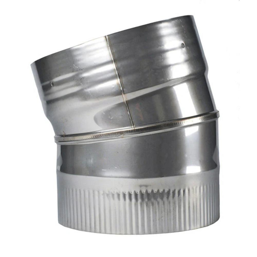 Copperfield 6" 316L-Alloy Stainless Steel Hybrid 316L Stainless Steel 15-Degree Fixed Elbow