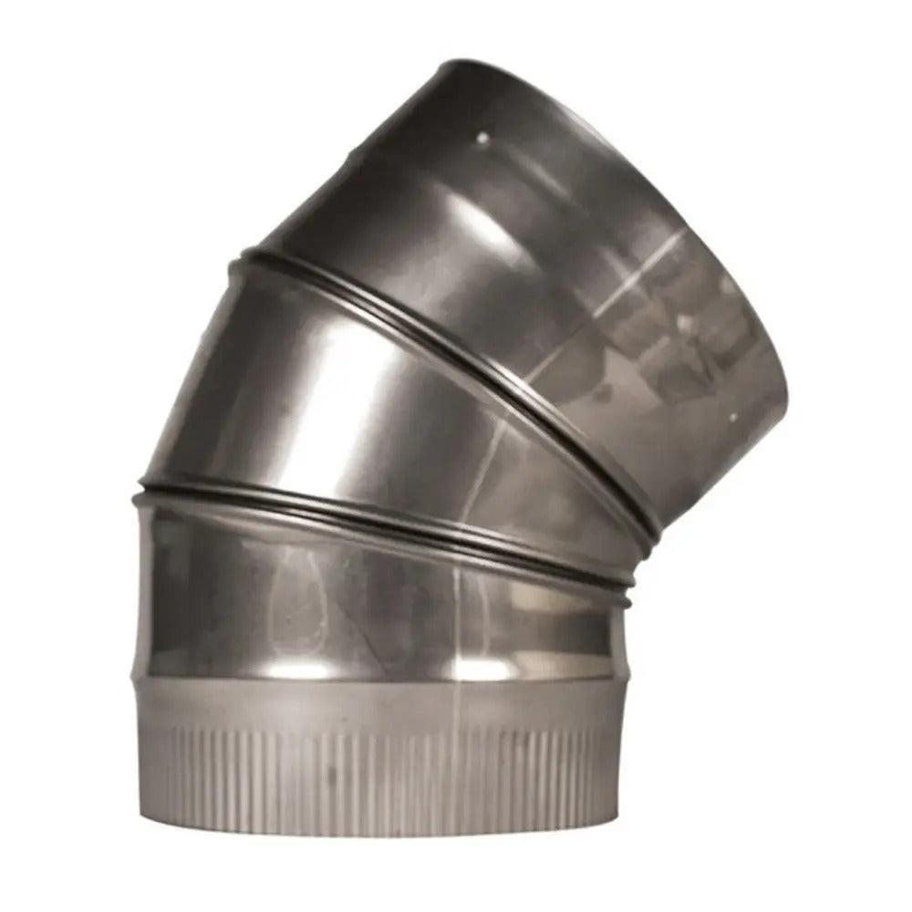 Copperfield 6" 316L-Alloy Stainless Steel Hybrid 45-Degree Adjustable Elbow