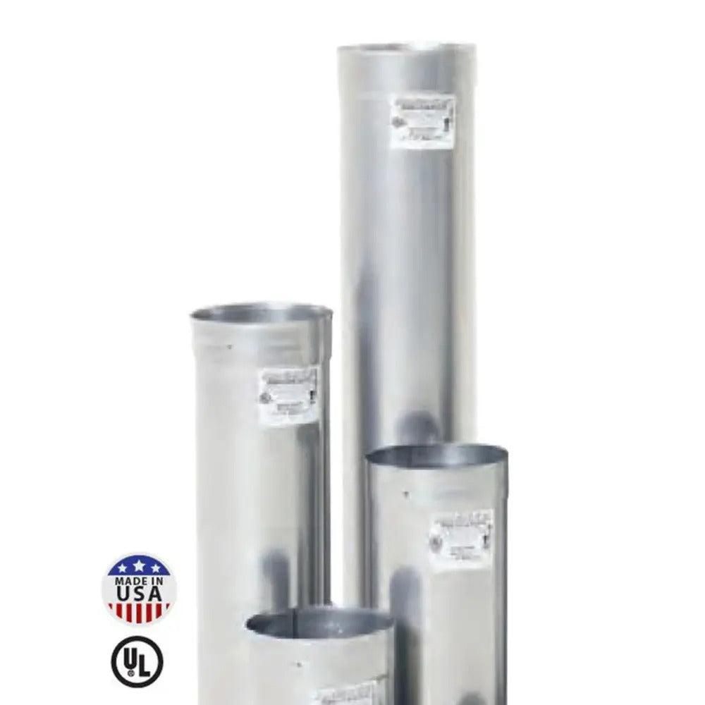 Copperfield 8" X 36" 316L-Alloy Stainless Steel Rhino Rigid Pre-Cut Chimney Liner