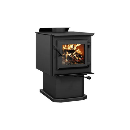 Copperfield Chimney Ventis HES140 Small Wood Stove on Pedestal