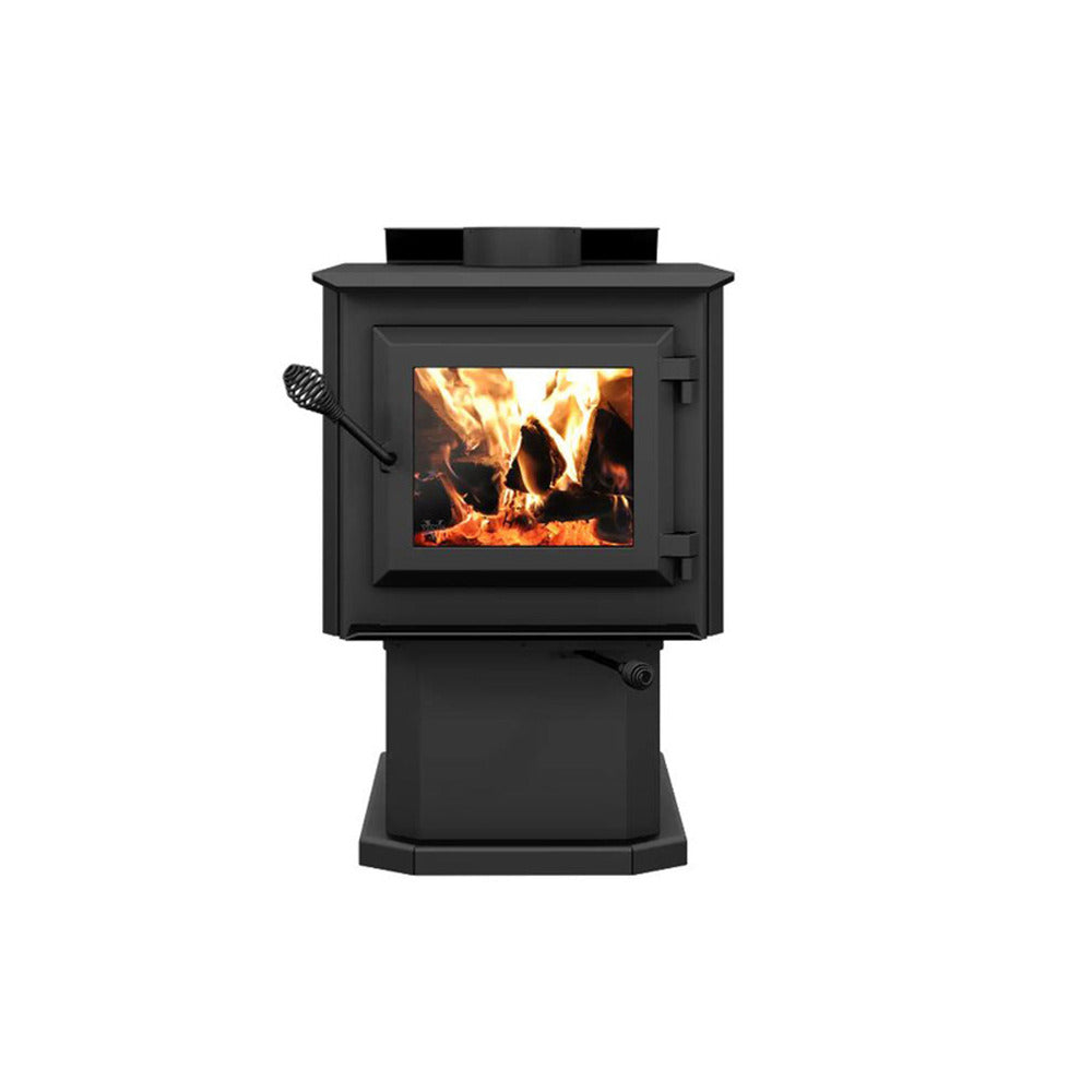 Copperfield Chimney Ventis HES140 Small Wood Stove on Pedestal