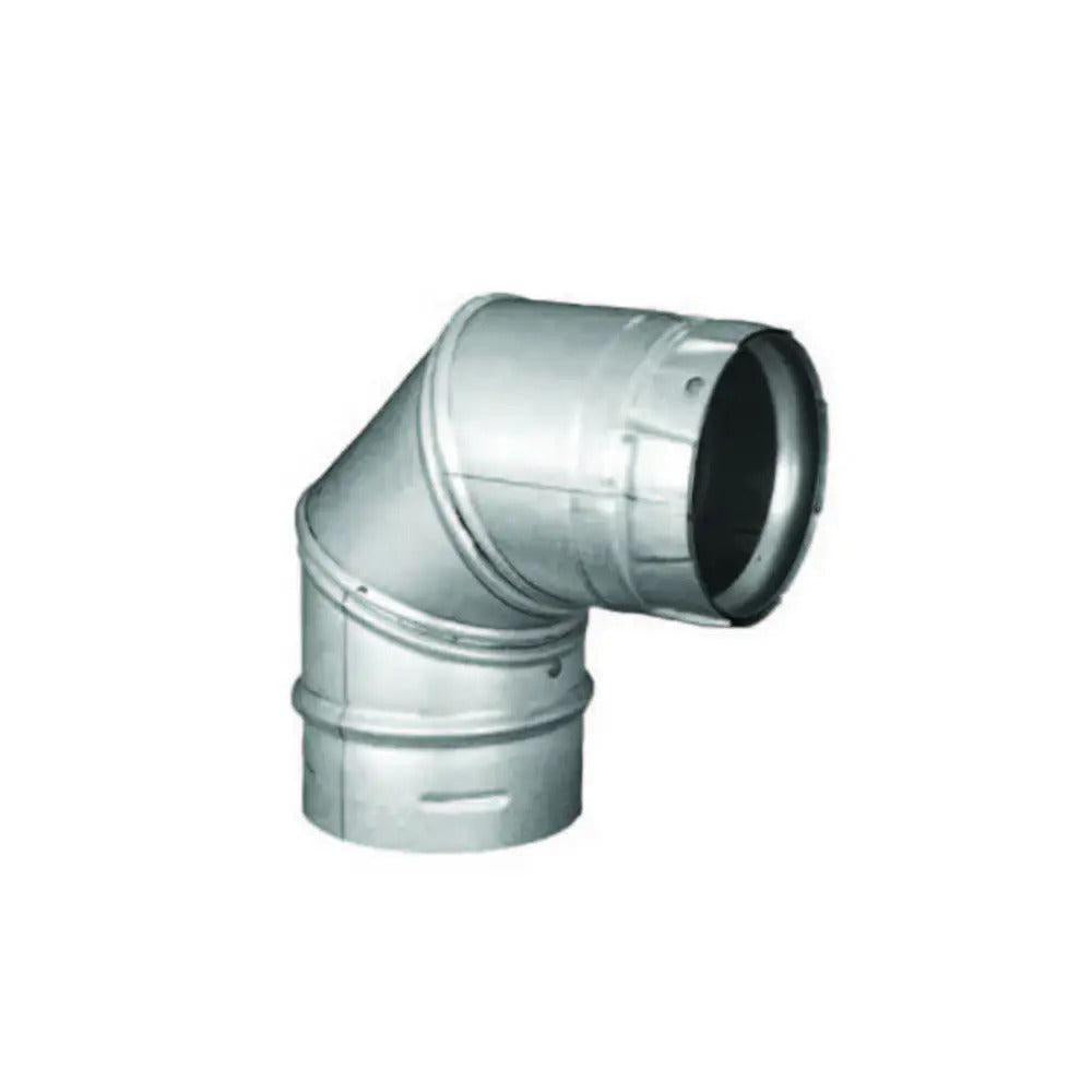 Copperfield DuraVent 3" PelletVent Pro Double-Wall Black 90-Degree Elbow