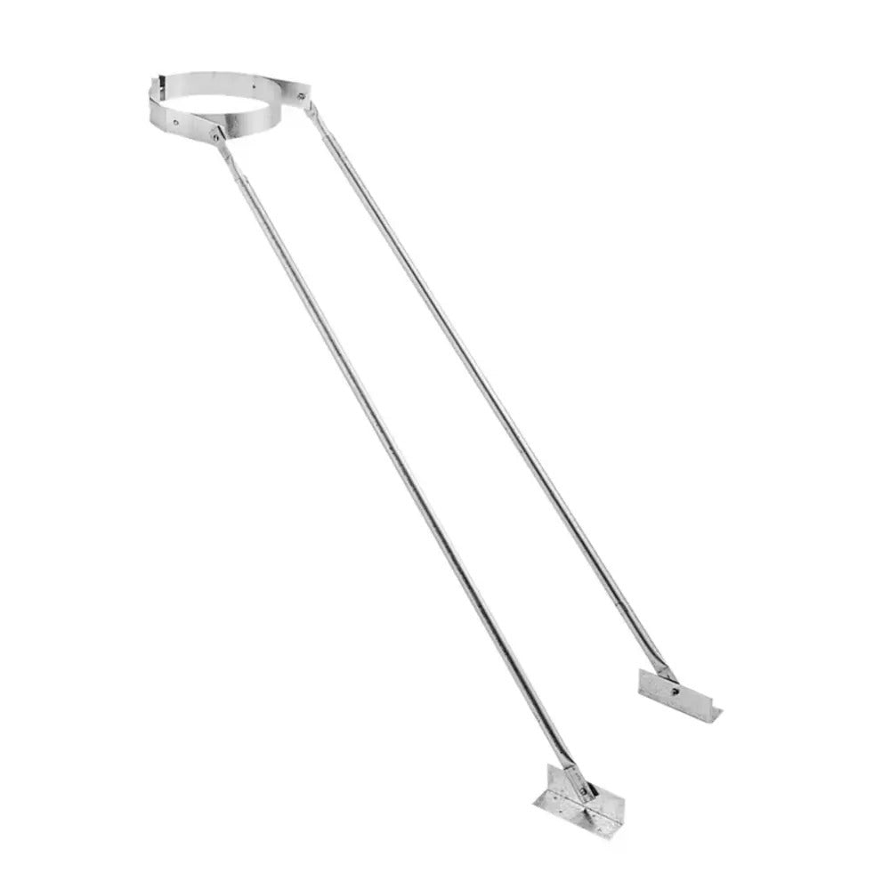 Copperfield DuraVent 5" & 7" Stainless Steel Dura Tech Adjustable Extended Roof Bracket