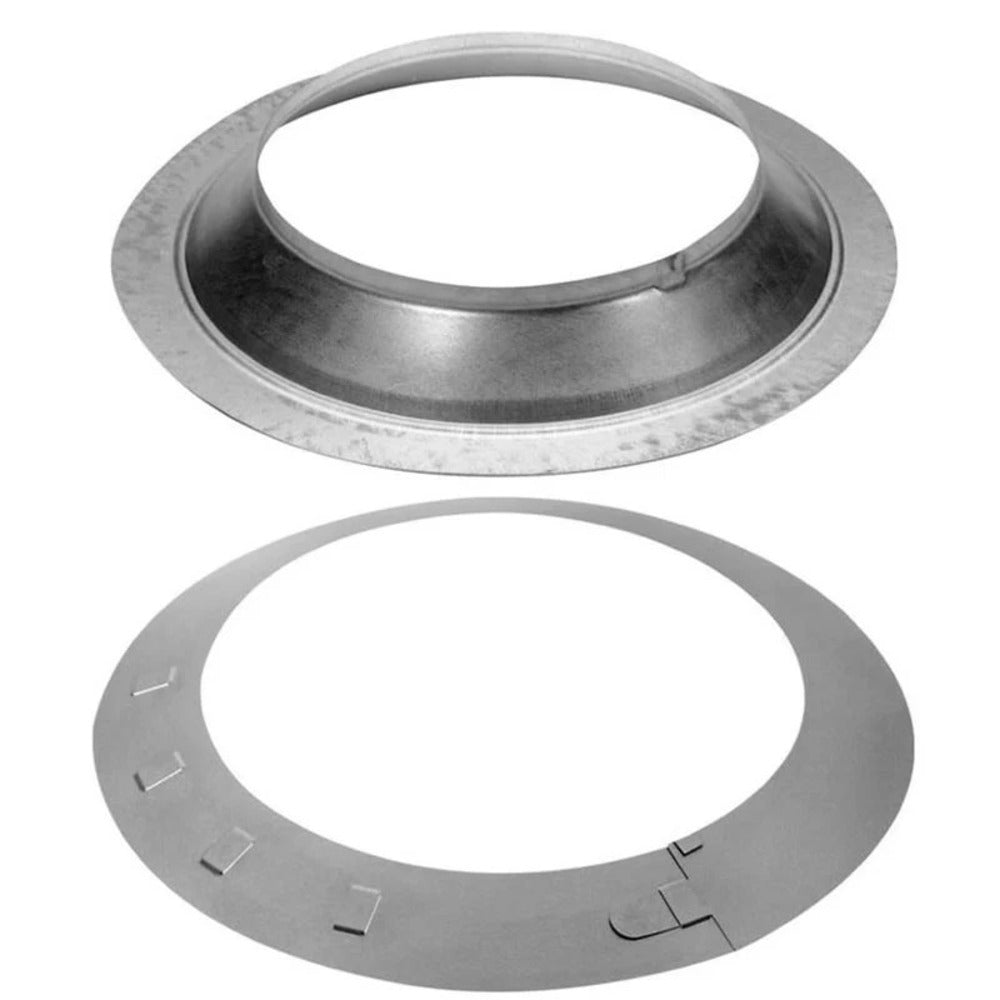 Copperfield DuraVent 5" DirectVent Pro Storm Collar (Shown with Flashing)