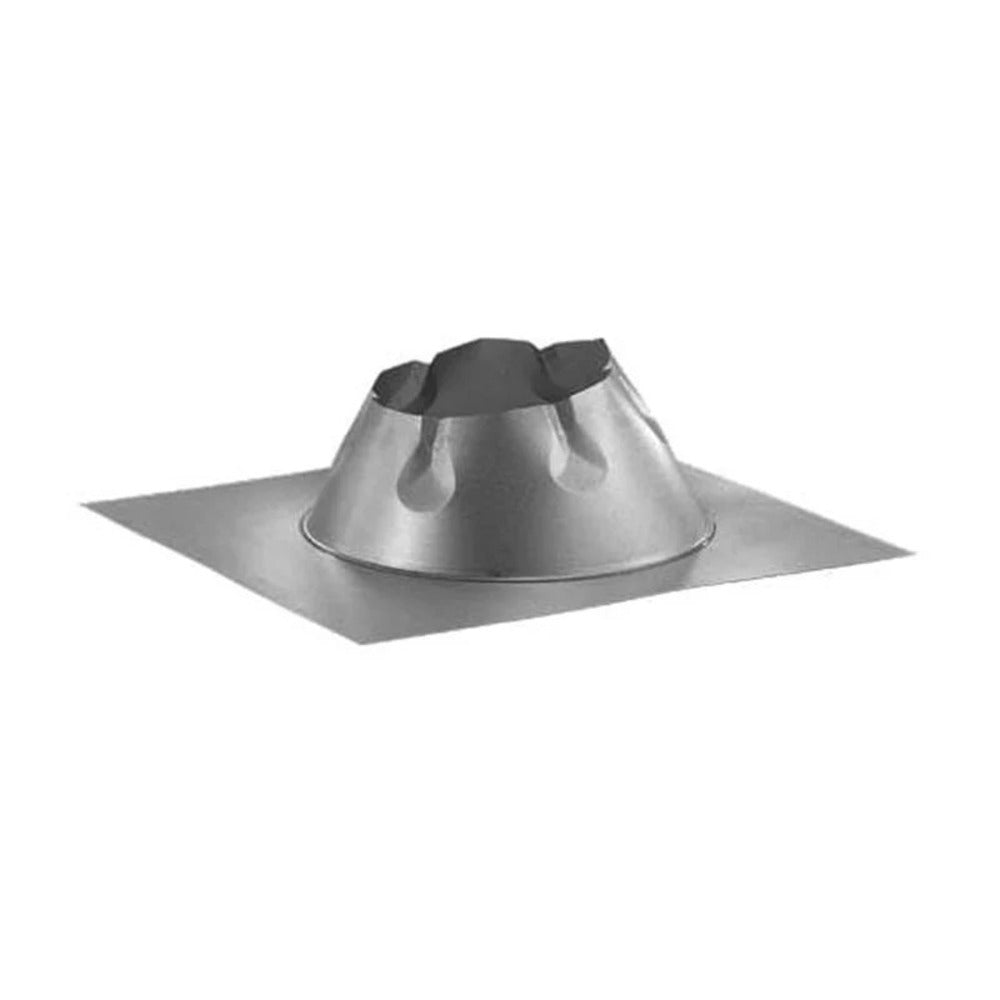 Copperfield DuraVent 6" Stainless Steel Dura Tech Galvalume Adjustable Roof Flashing - 0/12 - 6/12