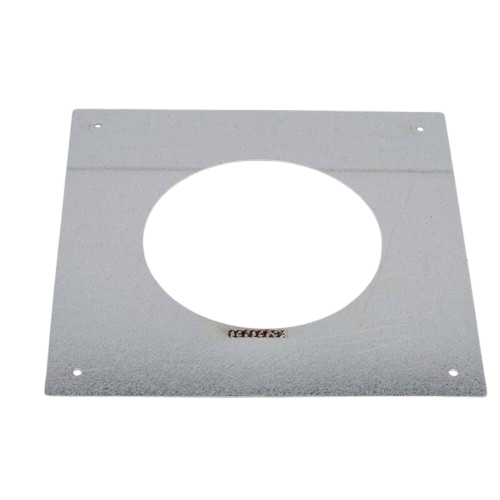 Copperfield Galvanized Metal EZ Vent Galvanized Dryer Vent Wall Plate