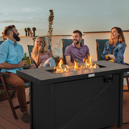 Costway 15 Pieces Gray Ceramic Fiber Fire Balls for Outdoor Use