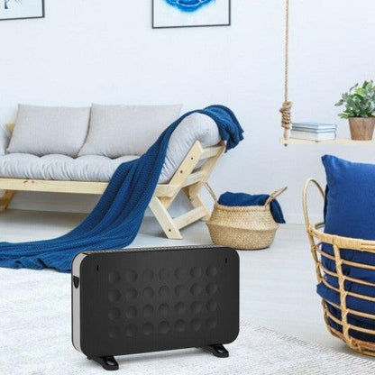 Costway 1500 W 2 Modes Wall Mounting Portable Convector Space Heater with Quiet Stand Base