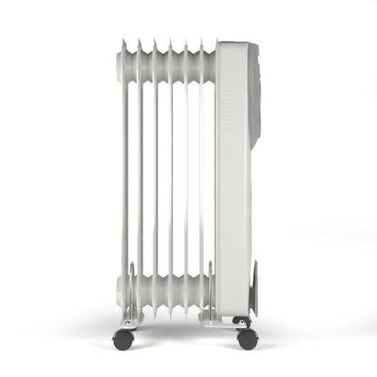 Costway 1500 W Portable Oil-Filled Electric Space Radiator Heater with Overheat Protection
