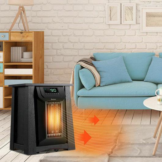 Costway 1500W 12H Timer Caster Portable Electric Space Heater