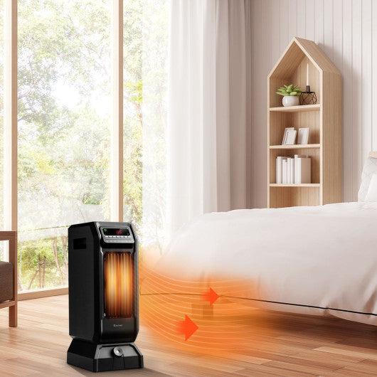 Costway 1500W 12H Timer Remote Control Electric Space Heater