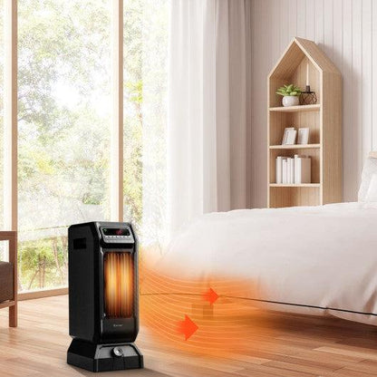 Costway 1500W 12H Timer Remote Control Electric Space Heater