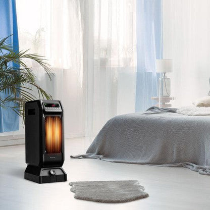Costway 1500W 12H Timer Remote Control Electric Space Heater