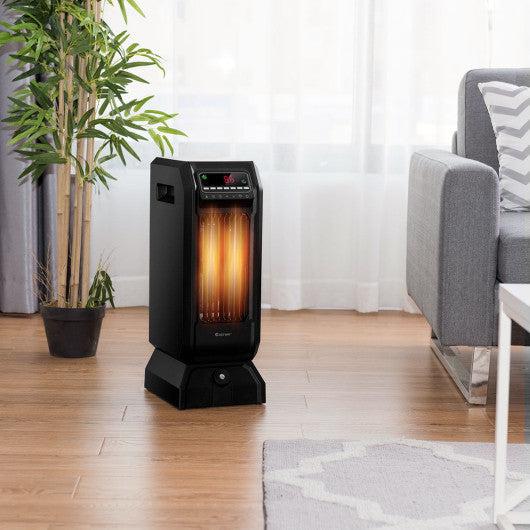 Costway 1500W 12H Timer Remote Control Electric Space Heater