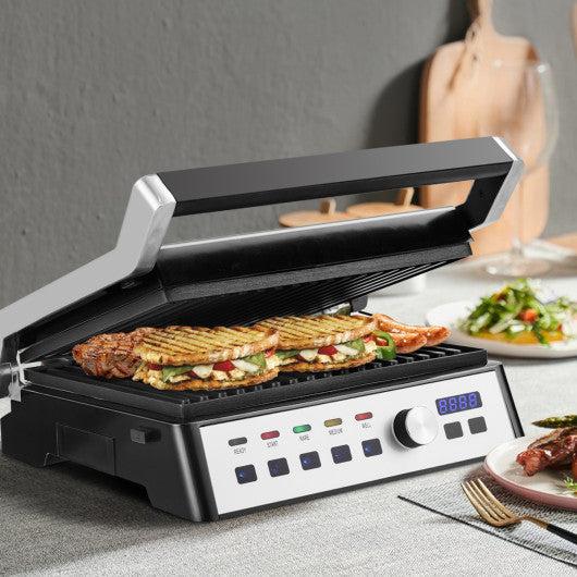 Indoor electric grill on sale with removable plates