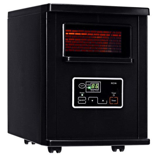 Costway 1500W Electric Portable Remote Infrared Heater
