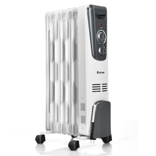 Costway 1500W Electric Space Heater with Adjustable Thermostat