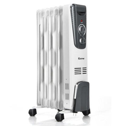 Costway 1500W Electric Space Heater with Adjustable Thermostat