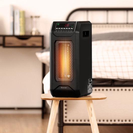 Costway 1500W Portable Electric Space Heater with Timer Remote Control