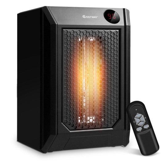 Costway 1500W Remote Control Portable Electric Digital Quartz Space Heater