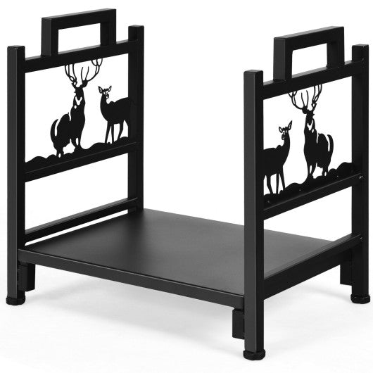Costway 18" Wood Lumber Storage Holder for Fireplace Stove Fire Pit