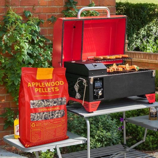 Costway 20 lbs. Apple Wood Pellets 100% All-Natural for Pellet Grills