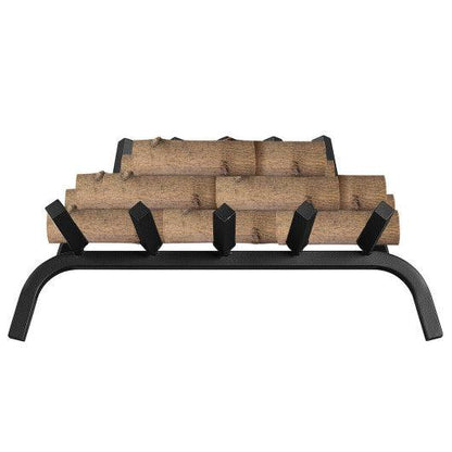Costway 21" Iron Fireplace Log Grate Firewood Burning Rack
