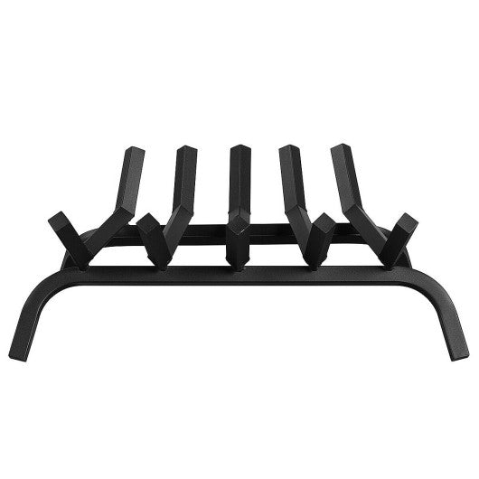 Costway 21" Iron Fireplace Log Grate Firewood Burning Rack
