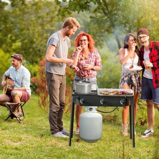 Costway 225,000 BTU Portable Propane 3 Burner Gas Cooker