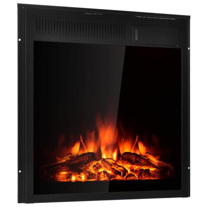 Costway 22.5" Electric Fireplace Insert Freestanding and Recessed Heater