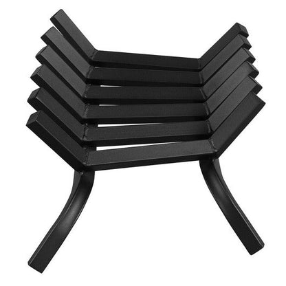 Costway 24" Iron Fireplace Log Grate Firewood Burning Rack