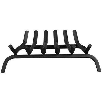 Costway 24" Iron Fireplace Log Grate Firewood Burning Rack