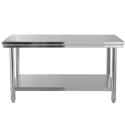 Costway 24" x 48" x 31.5" Stainless Steel Commercial Kitchen Food Prep Table