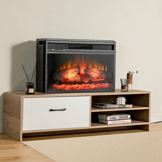 Costway 26" Infrared Electric Fireplace Insert with Remote Control