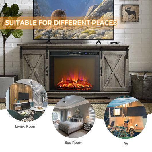 Costway 26" Recessed Electric Fireplace heater with Remote Control