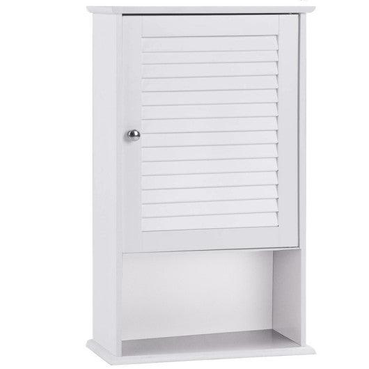 Costway 27.5" H Wall Hanging Bathroom Storage Cabinet