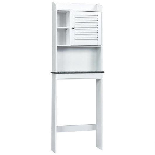 Costway 3-Tier Bathroom Over-the-toilet Storage Cabinet with Adjustable Shelves