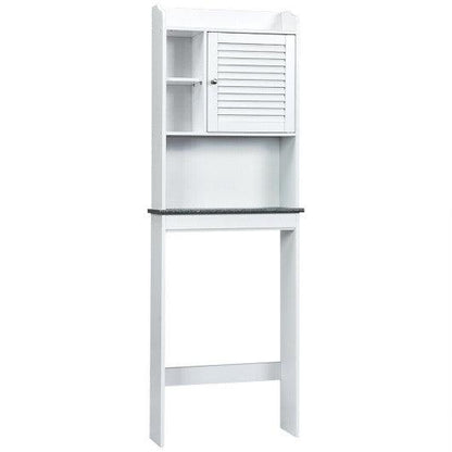 Costway 3-Tier Bathroom Over-the-toilet Storage Cabinet with Adjustable Shelves
